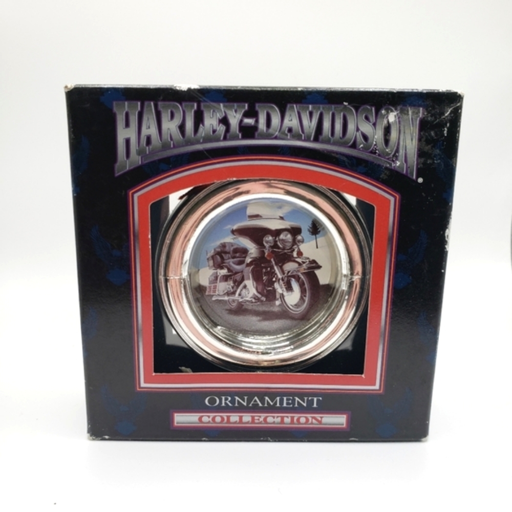 1999 Harley Davidson Vintage Gas Cap Christmas Ornament Collection NEW